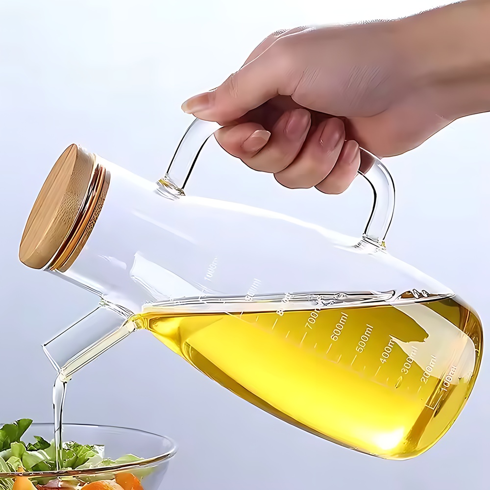 Bambu Kapaklı Yağdanlık Seti