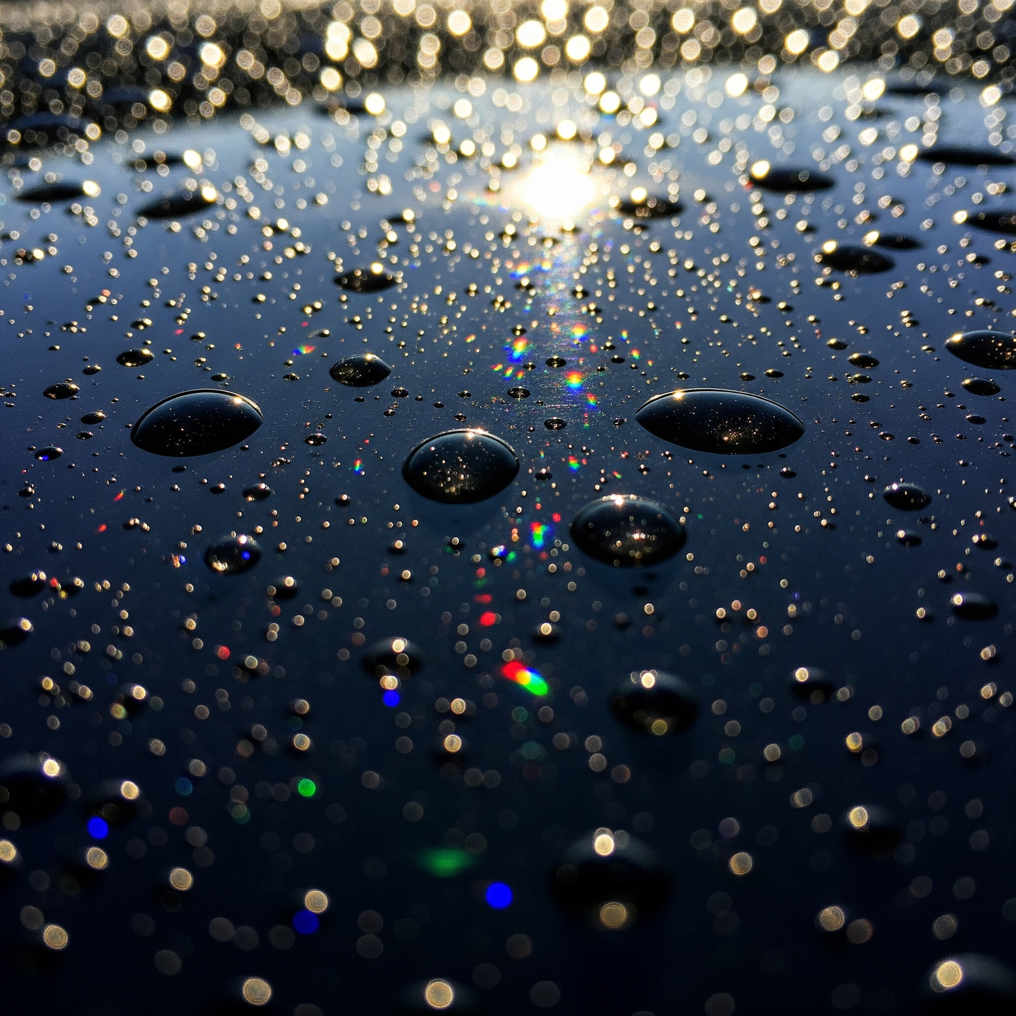 Altın Oran Çizik Giderici Pasta Cila ve Guard Hızlı Cila uygulama sonrası parlak araba yüzeyi