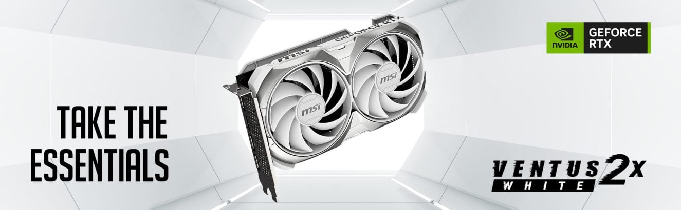 MSI GEFORCE RTX 4060 VENTUS 2X WHITE 8G Ekran Kartı yh1