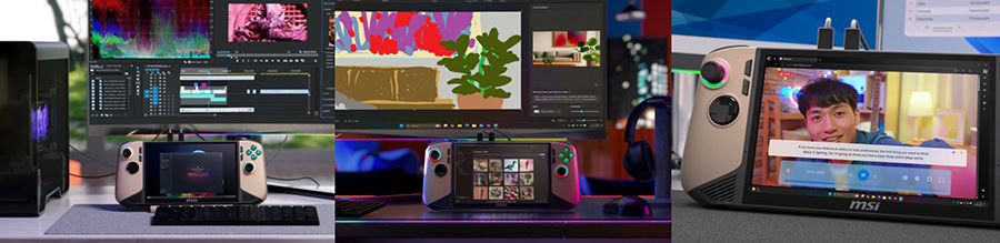 MSI CLAW 8 AI+ A2VM SUPER PACK-220TR Dokunmatik Oyun Kontrolcüsü H5