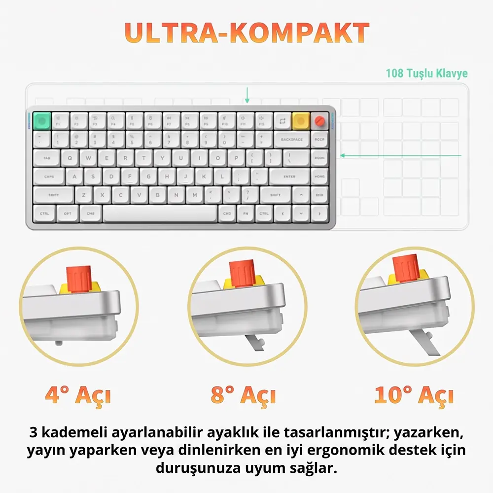 NuPhy Air75 V3 Nano Switch Detayları