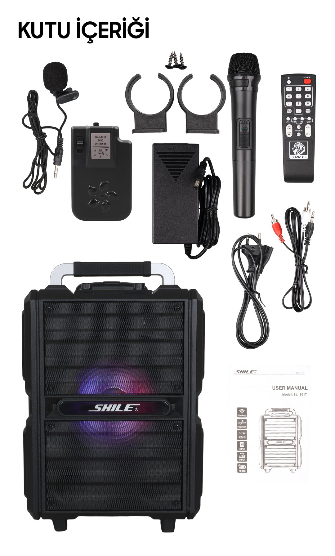Shile SL-2017 Kutu İçeriği