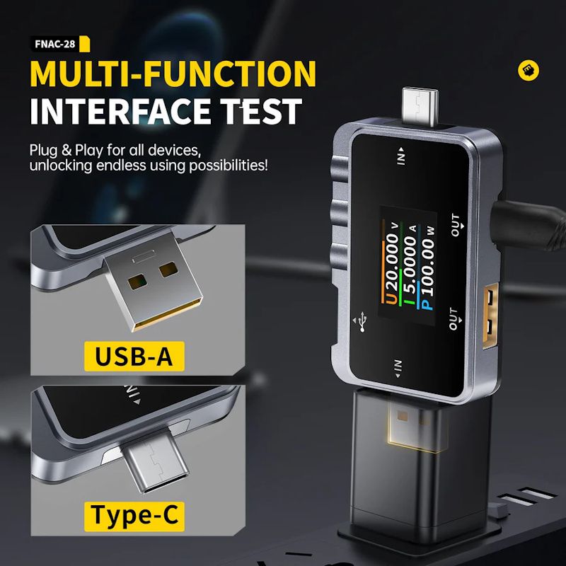 Fnirsi FNAC-28 USB Test Cihazı