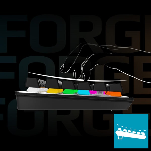 MSI FORGE GK300 Red Switch Gaming Klavye H5