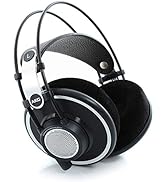 AKG K702 Açık Arka Kulak Üstü Premium Stüdyo Kulaklıklar, Referans Sınıfı Ses, Havadar ve Geniş S...