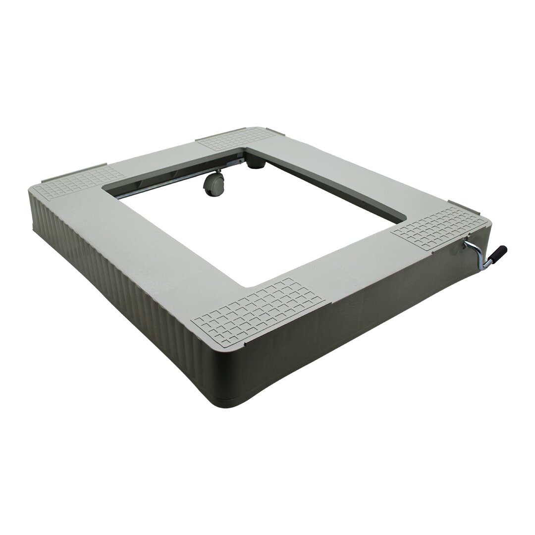 PLASTİK GRİ ÇEKSÜR MAKİNE AYAK yan görünüm