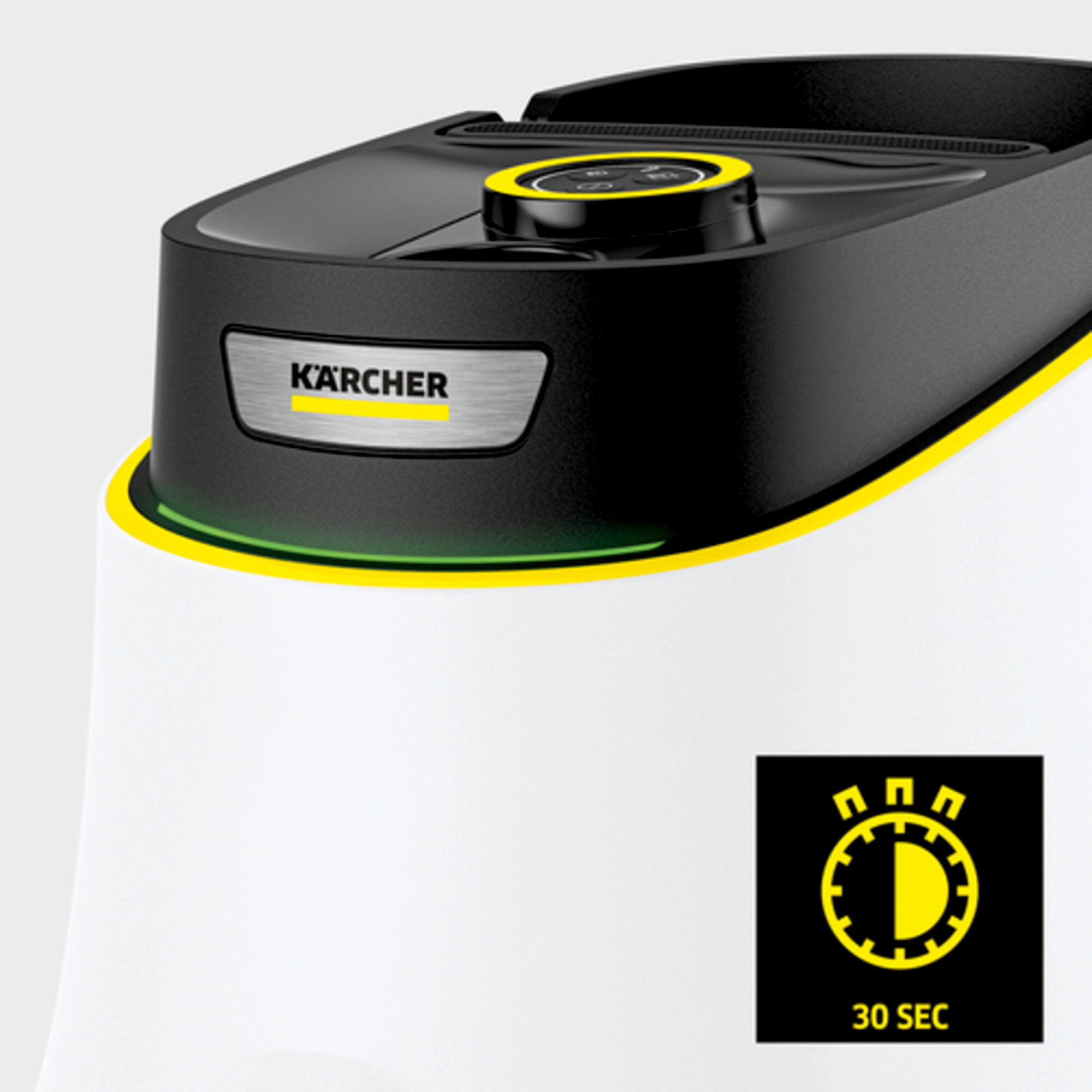 Buharlı Temizlik Makinesi SC 3 Deluxe Textile Edition: Kısa kaynatma süresi
