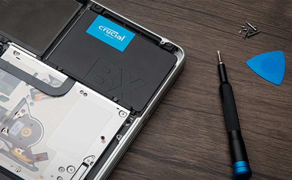Crucial BX500 kurulum görüntüsü