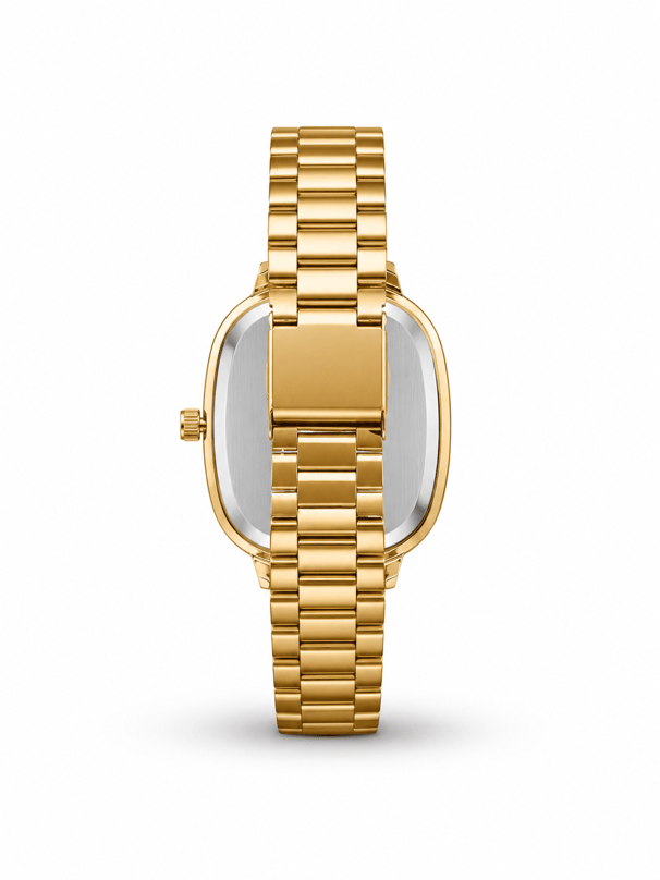 Classic Time Gold Metalik kordon tokasında temsili lazer isim baskısı