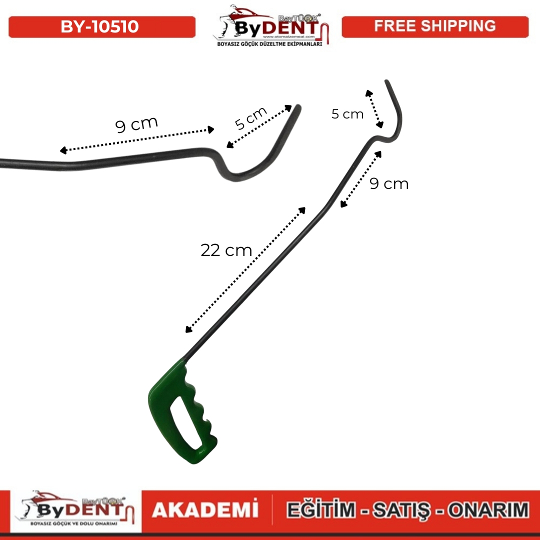 pdr, tools, göçük, düzeltme, kuşak arası, boyasız göçük, boyasız göçük düzeltme, pdr tools, otomalzemeal, bydent, göçük düzeltme ekipmanı,