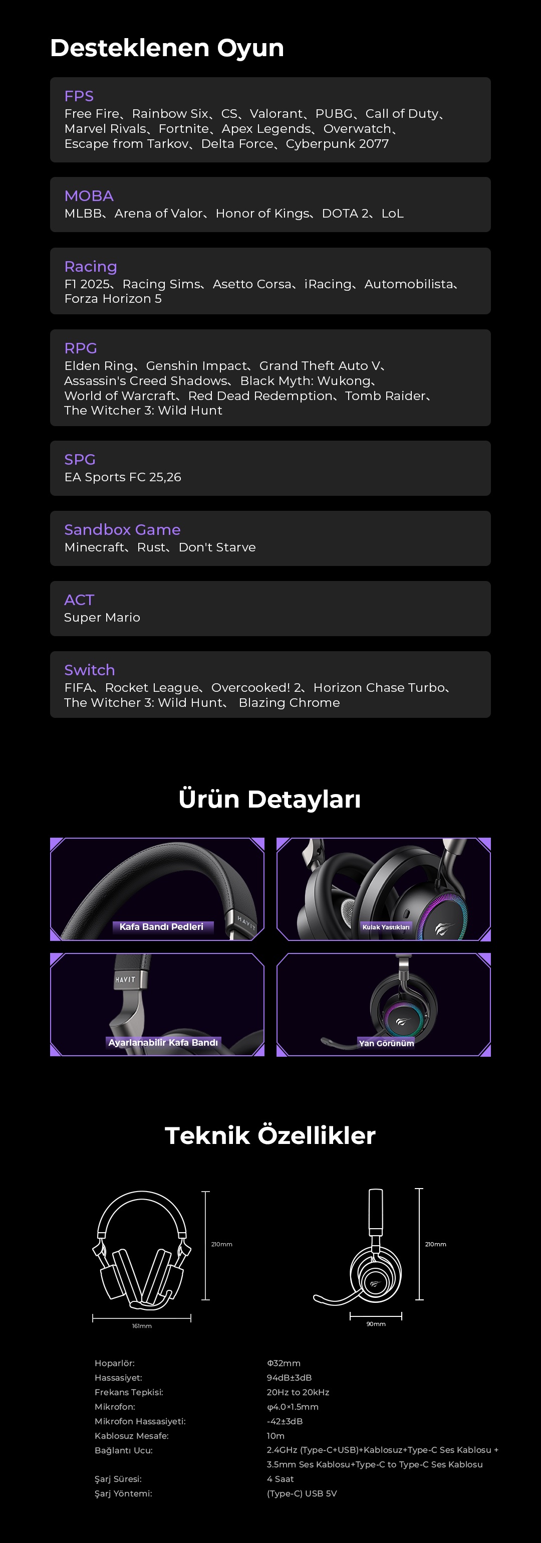 Havit Gamenote Fuxi-H8