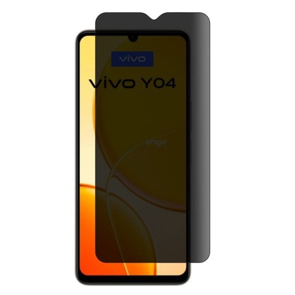 Vivo Y04 Hayalet Ekran Koruyucu 6.74 inç Anti Spy Gizlilik