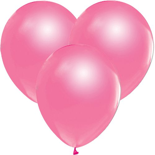 Pembe Metalik Balon