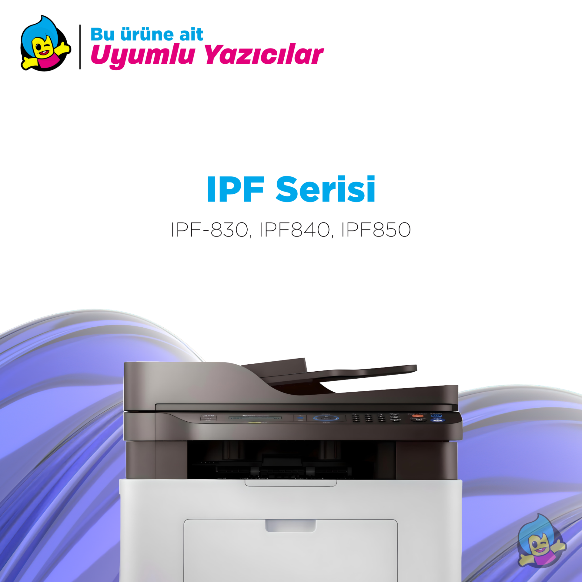 Tonermax PFI-307BK Muadil Kartuş ile Uyumlu Canon imagePROGRAF iPF-830, iPF-840, iPF-850 Geniş Format Yazıcılar
