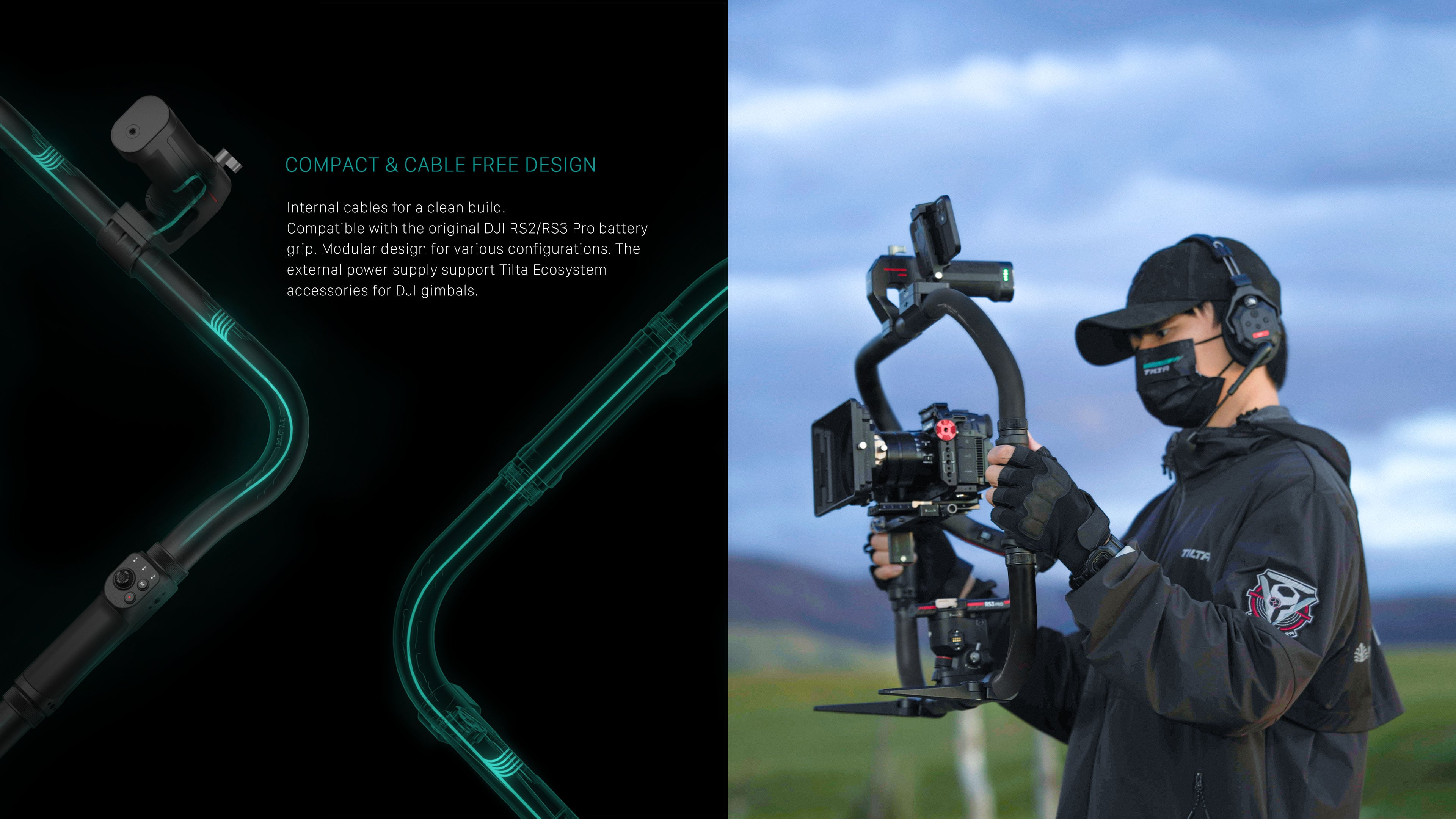 DJI Ronin için Temel Ring Grip Plus