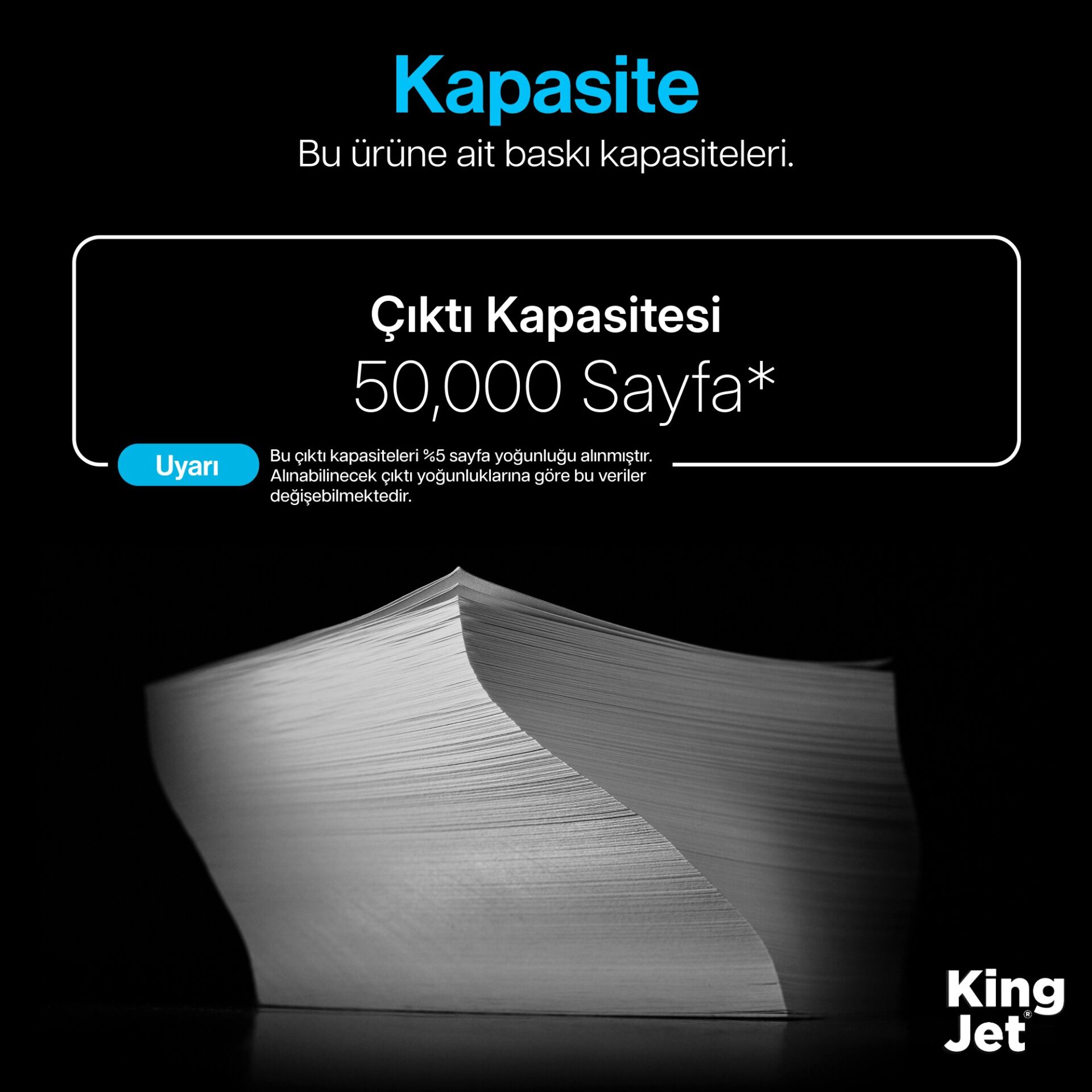 KingJET Brother Uyumlu DR-3405 (Tekli) Muadil Drum Ünitesi baskı kapasitesi
