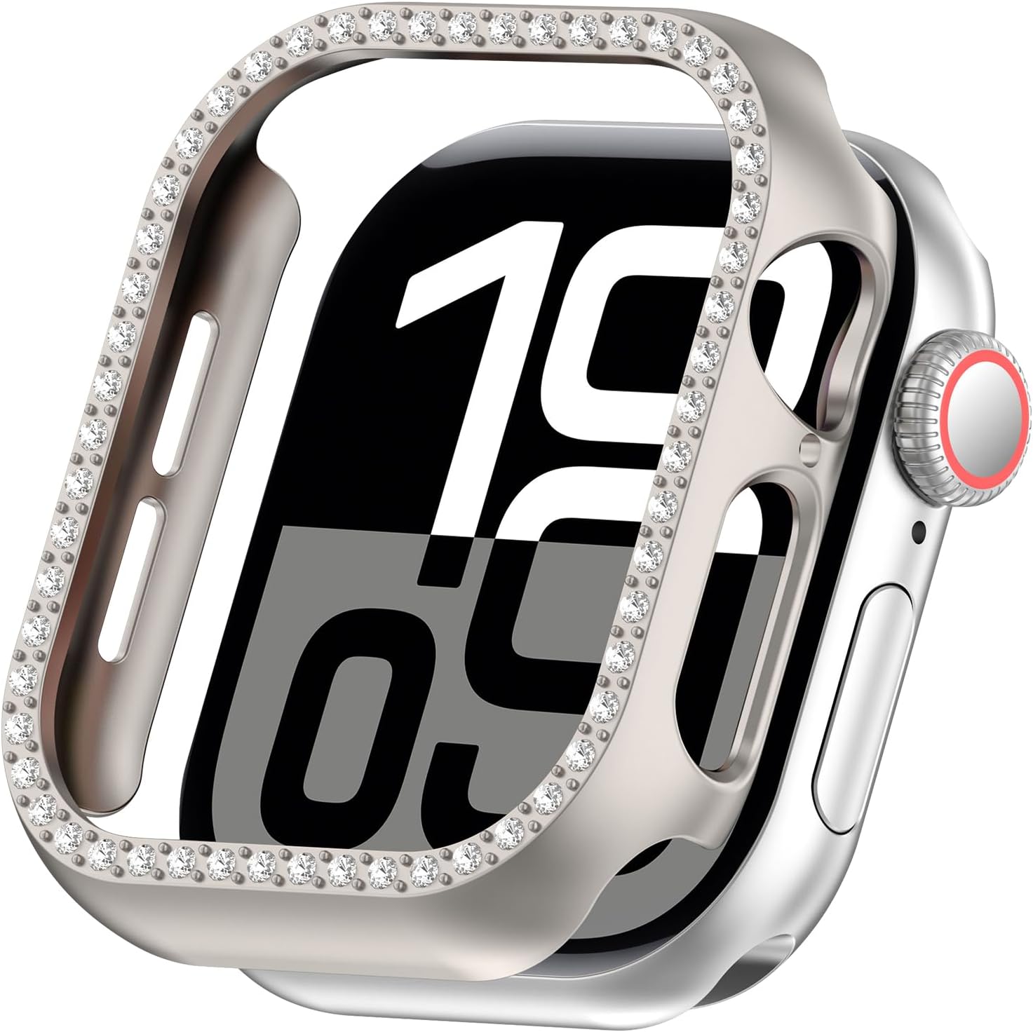 Apple Watch Series 10 42mm Taşlı Kılıf