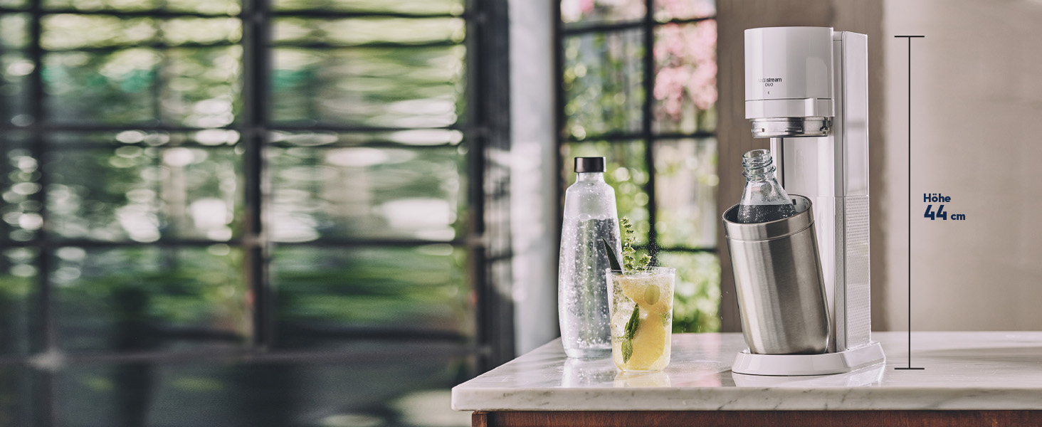 DUO, SodaStream, yeni Sodastream, su karbonatörü, DUO şişesi, pembe silindir, pembe kartuş