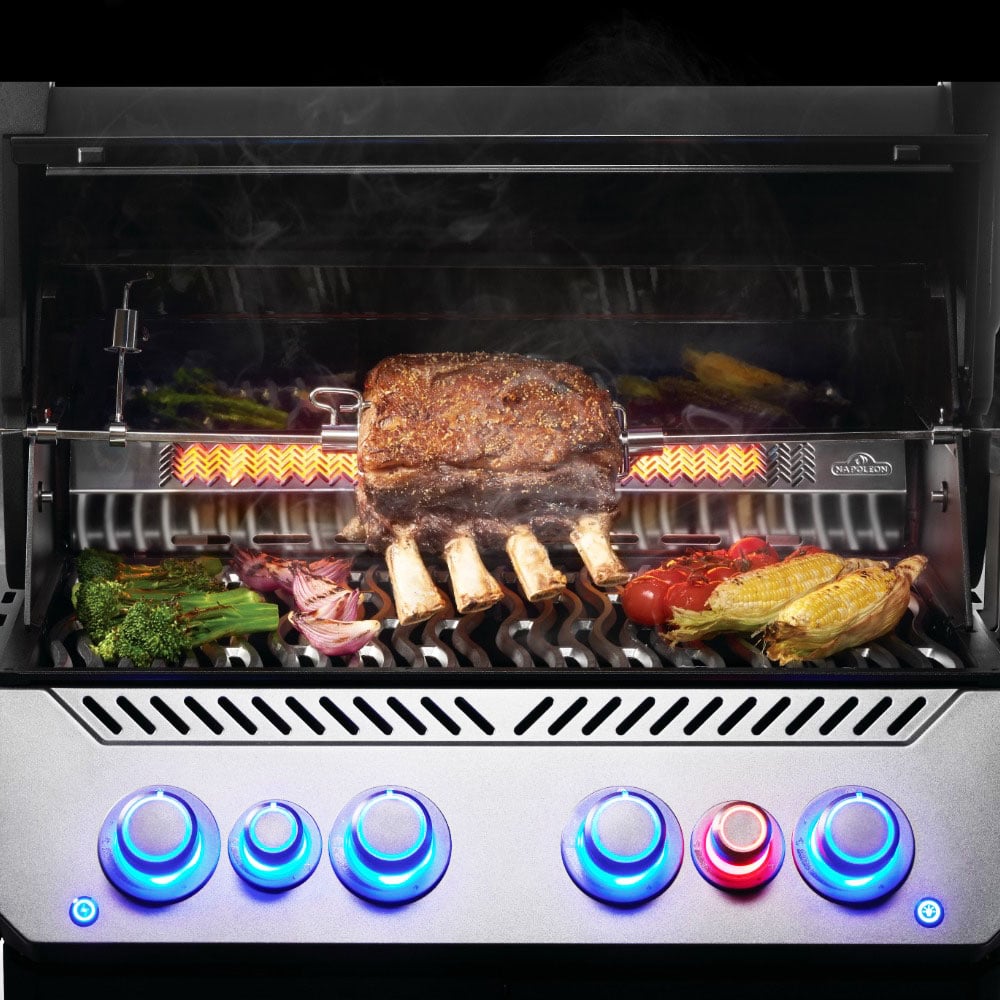 Arka brülör / rotisserie