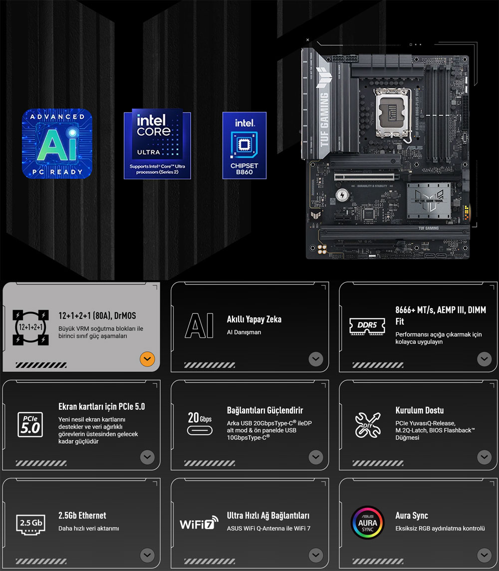 TUF GAMING B860-PLUS WIFI