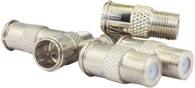 Hızlı F Quick Düz Tip Dişi+Erkek Dönüştürücü Konnektör