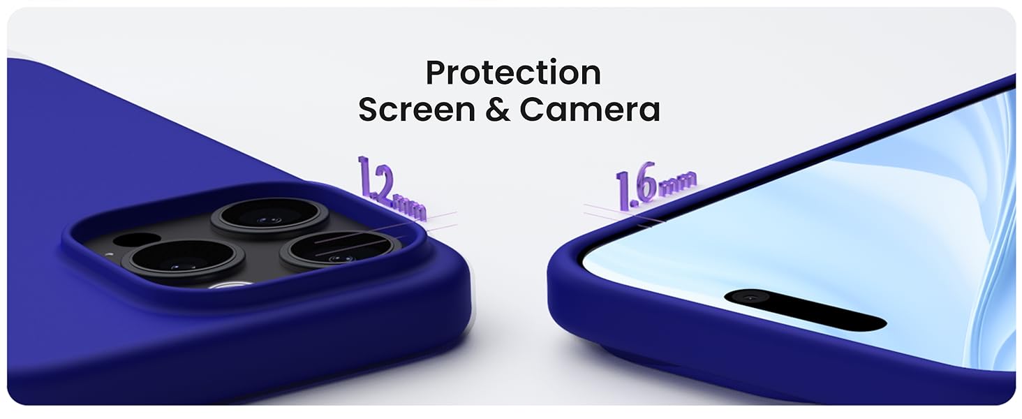 iPhone 16 Pro Max Kadife Dokulu Silikon Kılıf Lacivert