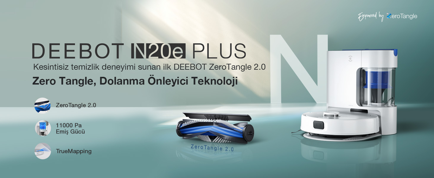 Ecovacs Deebot N20e Plus Robot Süpürge ve Paspas, 11000Pa Fiyatı