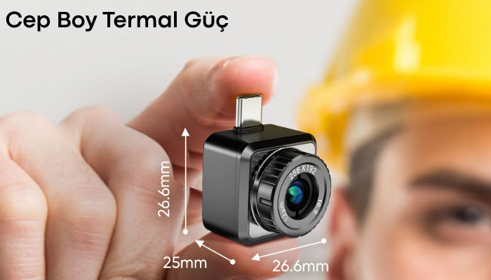  HIKMICRO Mini2Plus V2 iOS ve Android Uyumlu Mini Mobil Termal Kamera