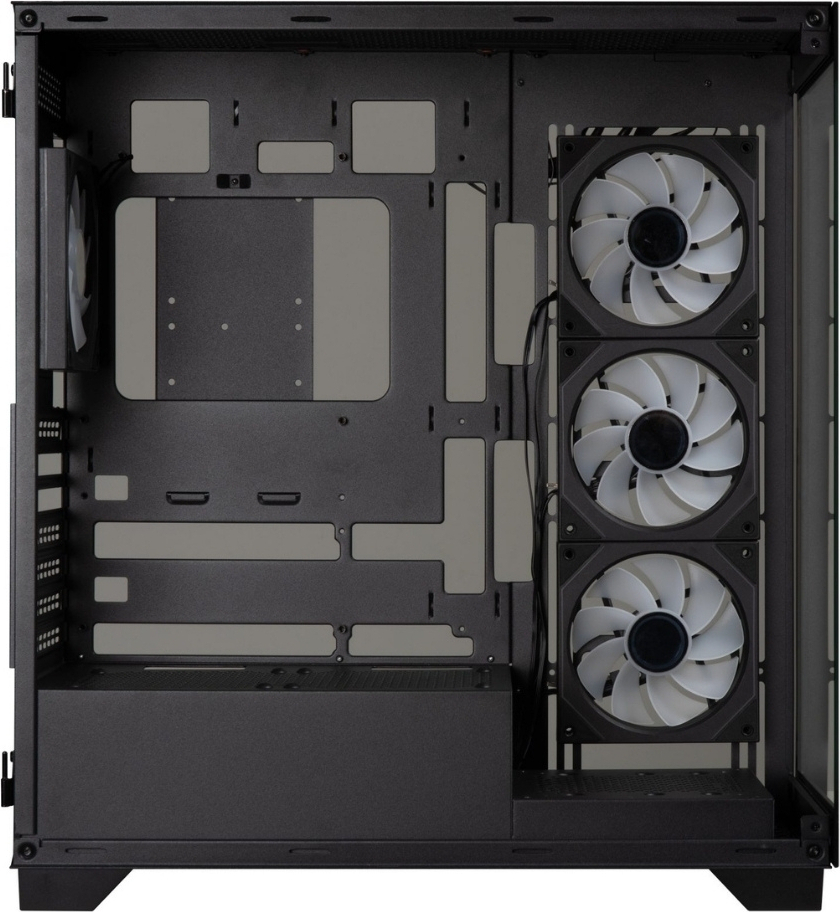 Bitfenix Ceto Premium Black 750W 80+ Bronze PSU 4x120mm FRGB Fan ATX Temperli Cam Siyah Gaming Kasa 