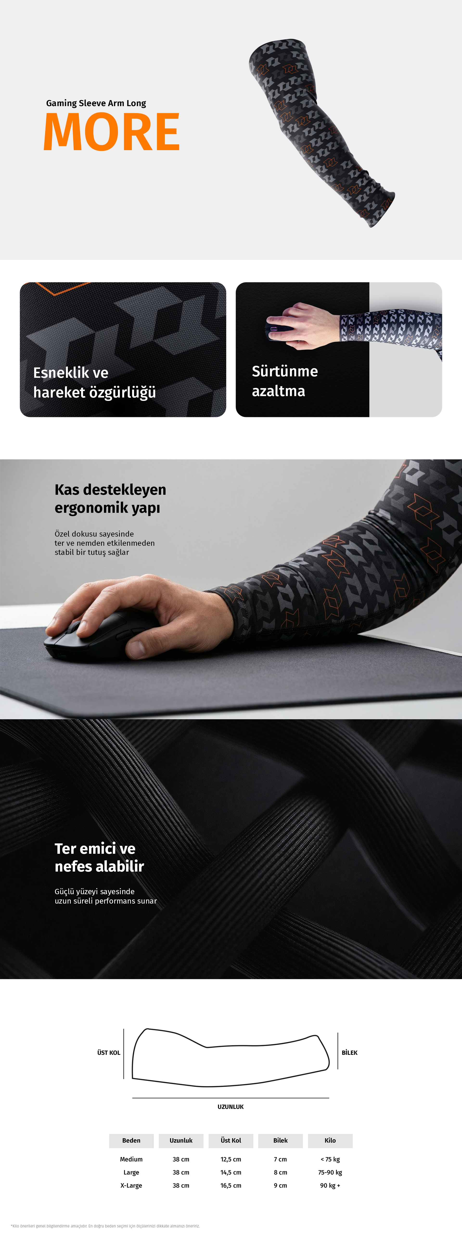 More Gaming Sleeve Arm Long