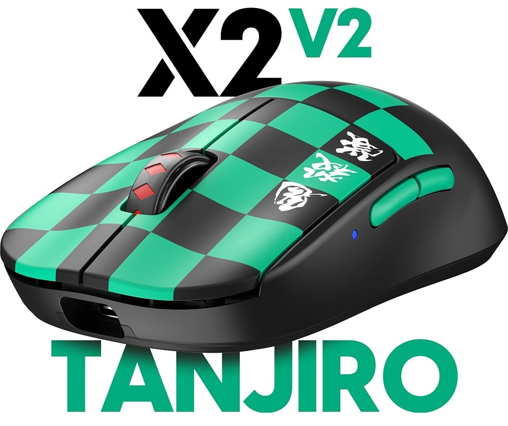 Pulsar X2 V2 Demon Slayer Tanjiro 4k Özel Paket Mouse H1