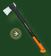 Fiskars, balta, balta, yarma baltası, yarma baltası, ahşap yarıkları