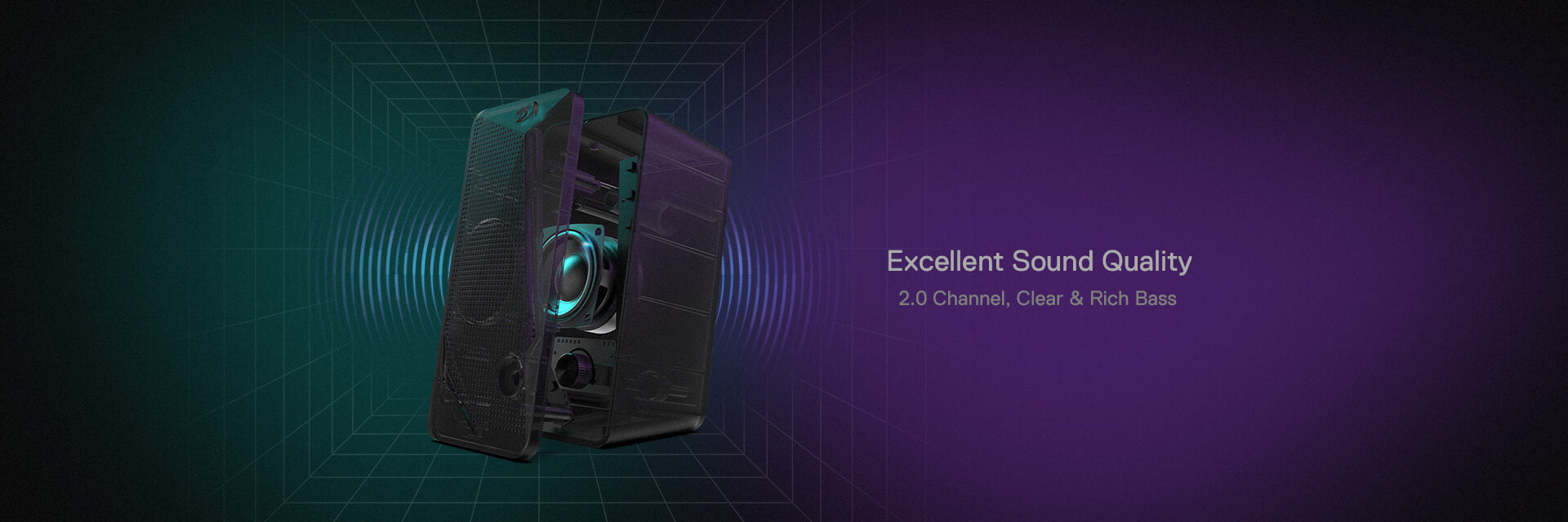 redragon 2.0 Kanallı PC Bilgisayar Stereo Hoparlörleri