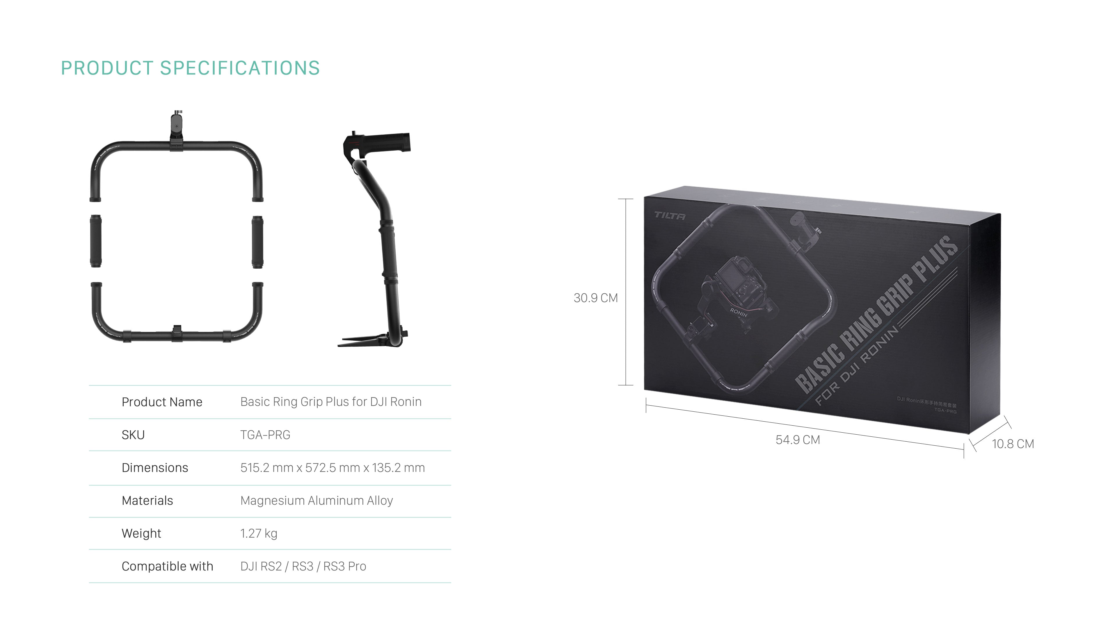 DJI Ronin için Temel Ring Grip Plus