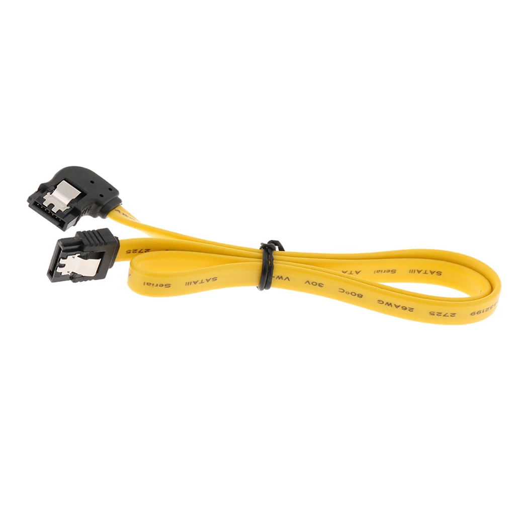 SATA 3.0 Data Cable 50cm/20'' for HDD SSD with Latching Lock 26AWG 6Gbps