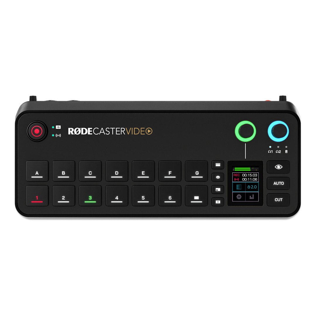 RØDECaster Video Yan Görünüm