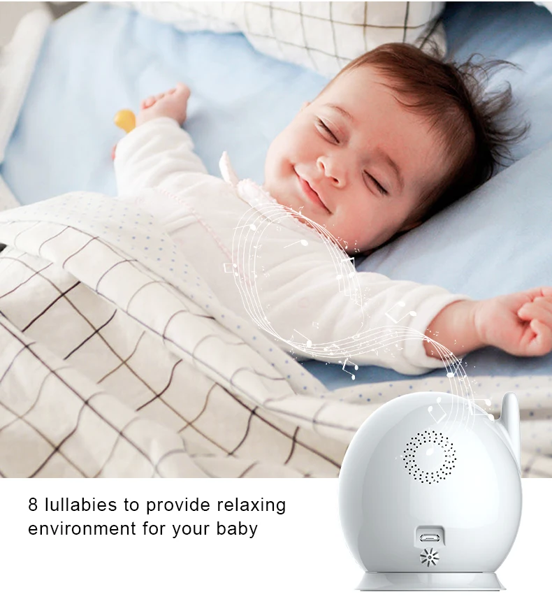 4.3inch Screen baby monitor camera 2way talk back wireless baby monitoring Camera Night Vision temperature baby monitor