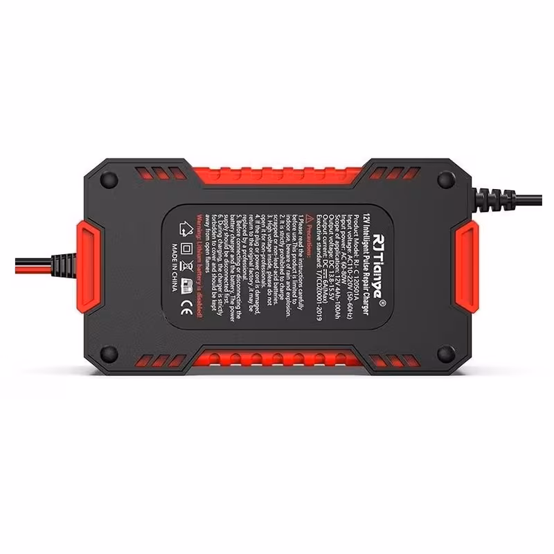 12v 6a akıllı akü şarj cihazı & bakım ünitesi - lcd ekranlı, darbe onarımı, çoklu koruma, 110-240v ac, arabalar, kamyonlar, motosikletler, deniz araçları ve kurşun asit aküler (agm/gel/ ) için, verimli şarj cihazı, güvenilir akü şarj ünitesi Ürün detayları 5