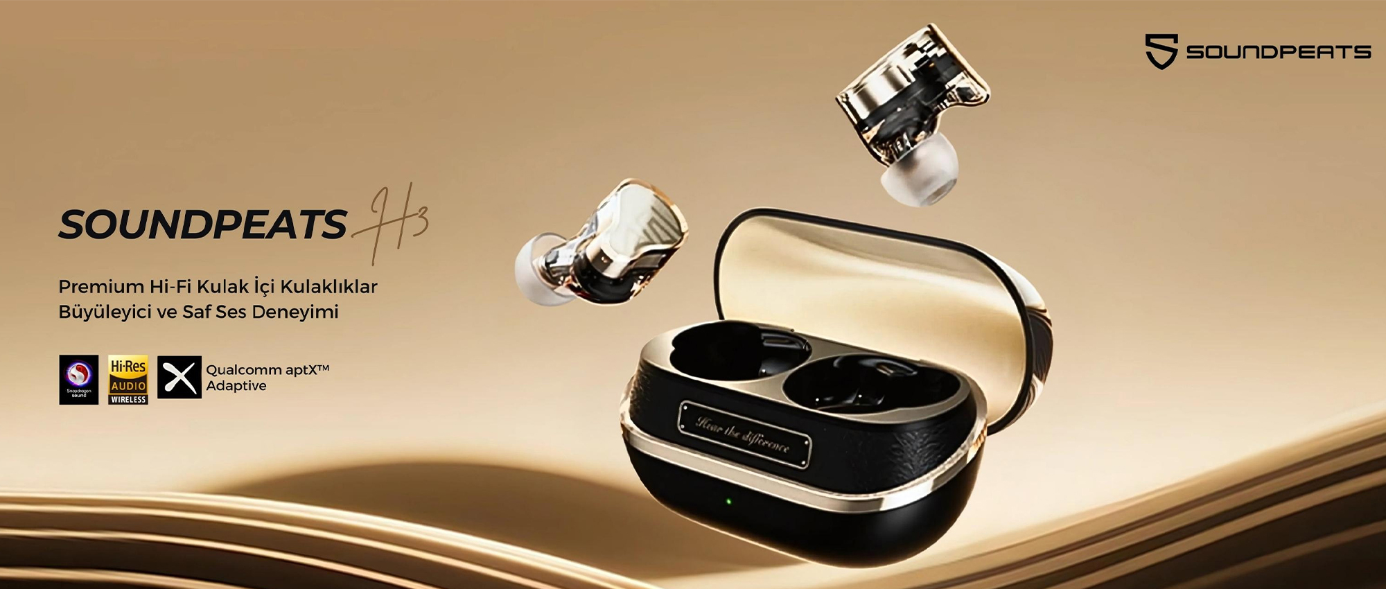 Soundpeats H3 Hi-Res Ldac Bluetooth 5.4 Anc Tws Kablosuz Fiyatı