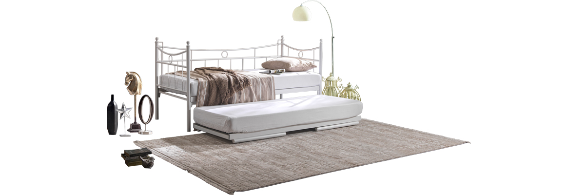 Daily Yavrulu Daybed-Beyaz
