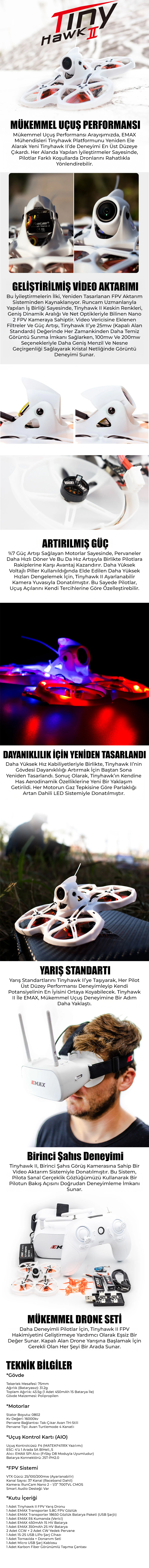 Emax Tinyhawk II RTF Racing Drone