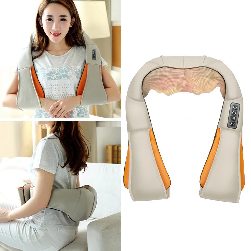 U Shape Electric Shiatsu Back Neck Shoulder Body Massager Multifunctional Infrared Kneading Therapy Shoulder Massage EU Plug