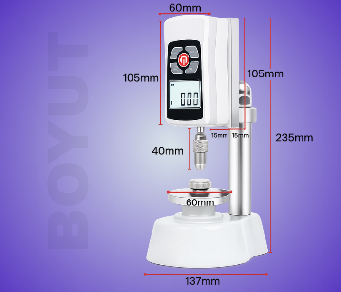 MTL-3 Dijital Tahıl Sertlik Ölçer Boyutları