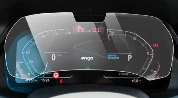 BMW X3 12.3 inç Ekran Koruyucu Dijital Gösterge Nano