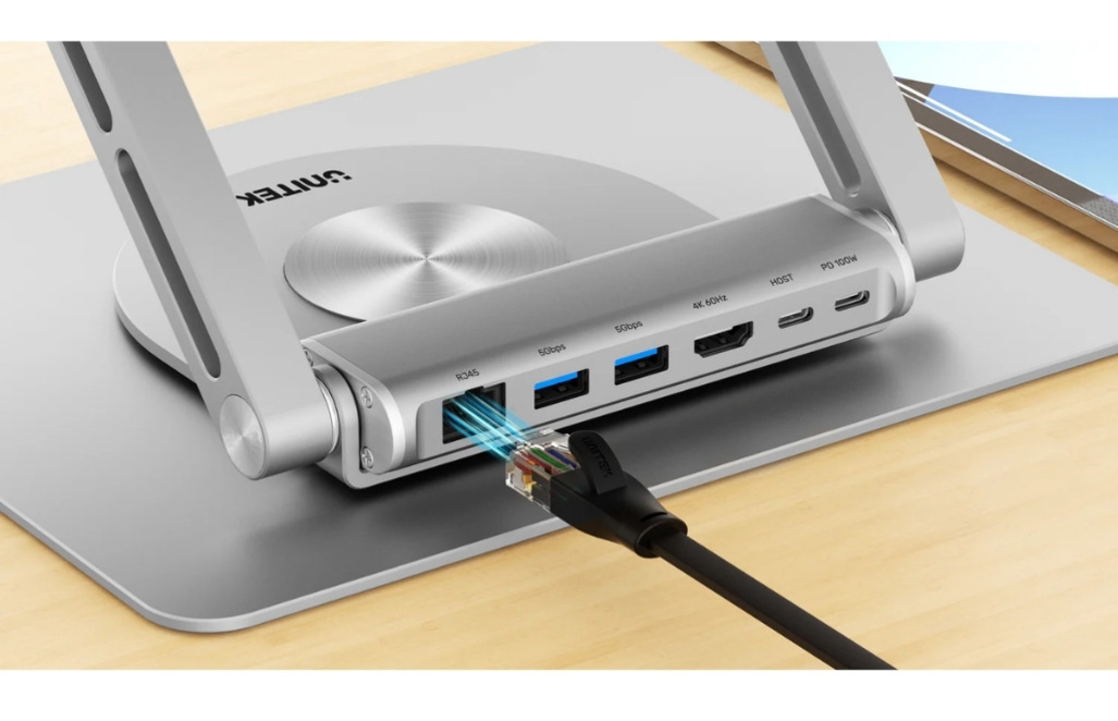 Unitek USB-C Dizüstü Bilgisayar Bağlantı İstasyonu