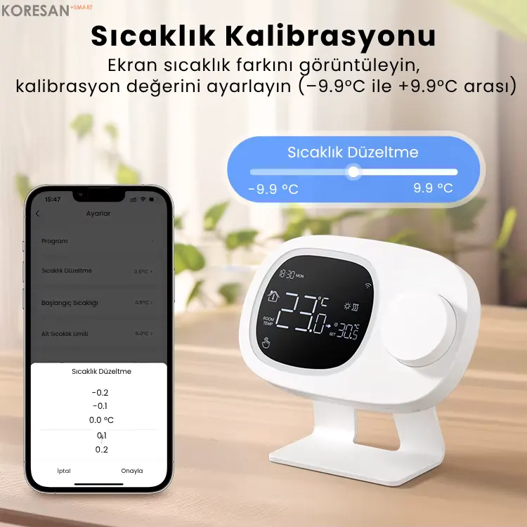 Tuya Wifi Kablosuz Kombi Termostatı
