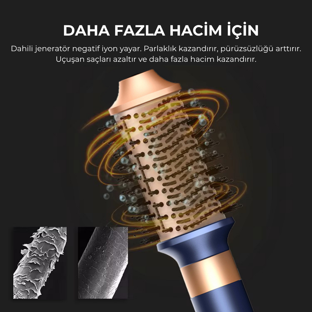 Icotech HS60 7 in 1 Airwrap Multi Styler Saç Şekillendirici (Mavi)