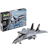 Revell model uçak kiti, 1:72 ölçeğinde, Grumman F-14D Super Tomcat, 3. seviye, orijin...