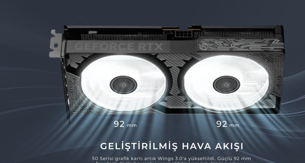 Galax Geforce Rtx 5060 1 Click Oc 8gb Gddr7 128 Bit Dlss 4 Ekran Kartı (56nsn8mddcoc) H7
