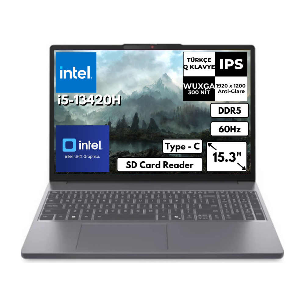 Lenovo Ideapad Slim 3 15IRH10 I5-13420H 8 GB 256 GB SSD UHD Fiyatı